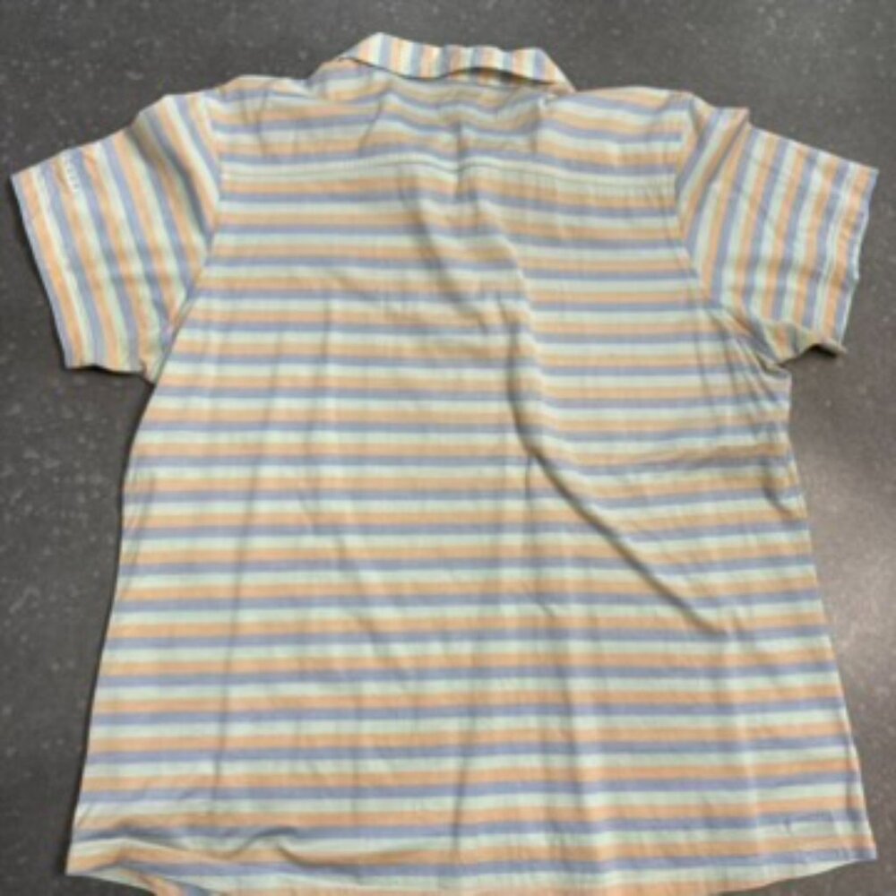 Peter Millar Pastel Stripe Polo Shirt – Size Large (Women’s) - Picture 4 of 12